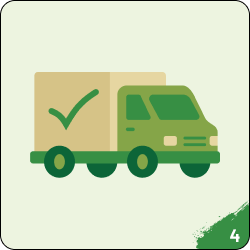 Timely delivery straight to your doorstep